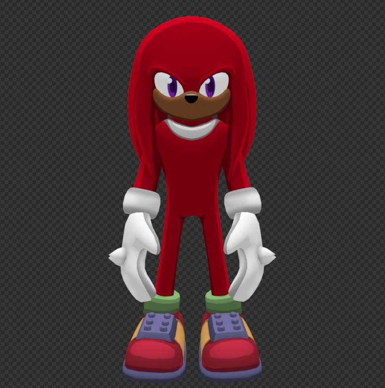 ItsJustPup's tweet photo. Updated shading for the scrimbly jimblies based on what I learned modelling NiGHTs. Now they have a slight, soft shading to them along with their shadows and highlights. #SonicTheHedgehog #Blemder https://t.co/ypE7YgJCh4
