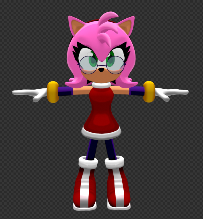 ItsJustPup's tweet photo. Updated shading for the scrimbly jimblies based on what I learned modelling NiGHTs. Now they have a slight, soft shading to them along with their shadows and highlights. #SonicTheHedgehog #Blemder https://t.co/ypE7YgJCh4