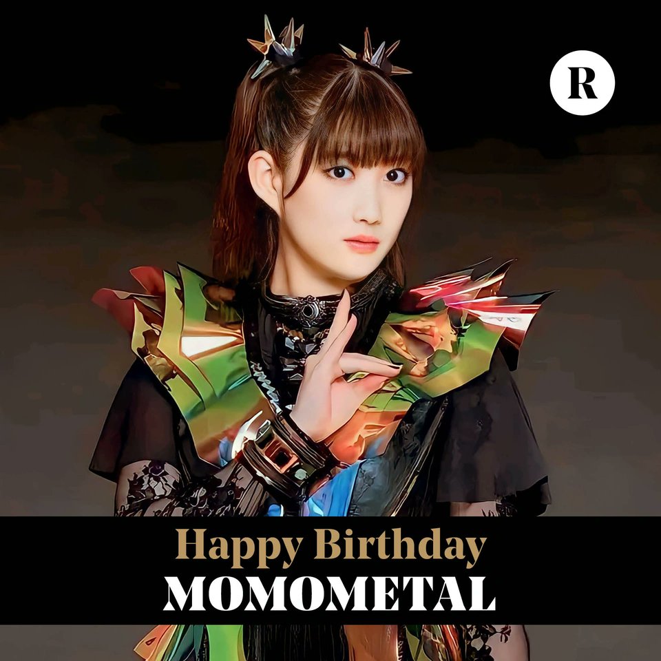 Revolvermag's tweet photo. 🦊 Happy birthday to BABYMETAL's MOMOMETAL! https://t.co/BSg9ZOxVHq