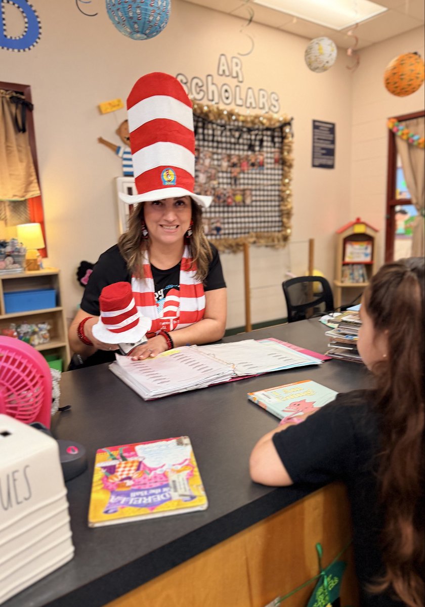 MrsVSalcedo's tweet photo. 🩵❤️Happy Birthday Dr. Seuss! 🥳 We had a great day kicking off Read Across America Week with games, books, and lots of reading rewards! 🩵❤️ @LFCISDLibraries @RanchoVerdeElem https://t.co/CKvetTZyGP