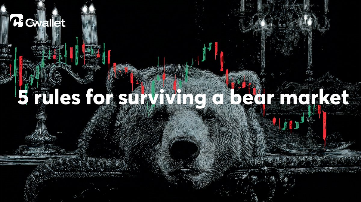 5 Rules for Surviving a Bear Market:

1/ Don't panic selling
2/ DCA instead of timing the market
3/ Diversify your portfolio
4/ Stick to reputable projects
5/ Never invest more than you can afford to lose

What's your #1 rule? 👇
#Cwallet #CryptoTips