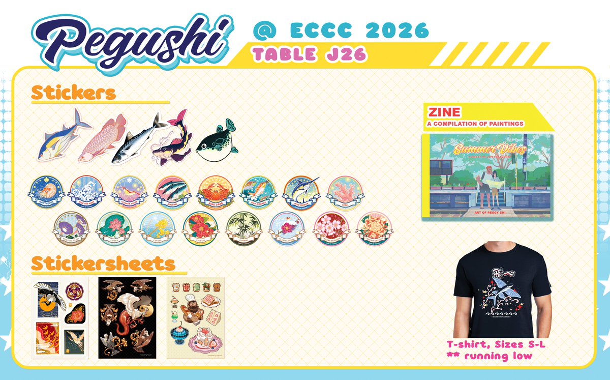 Pegushi 🔜 C2E2 1977 🔜 Anime Boston tweet media
