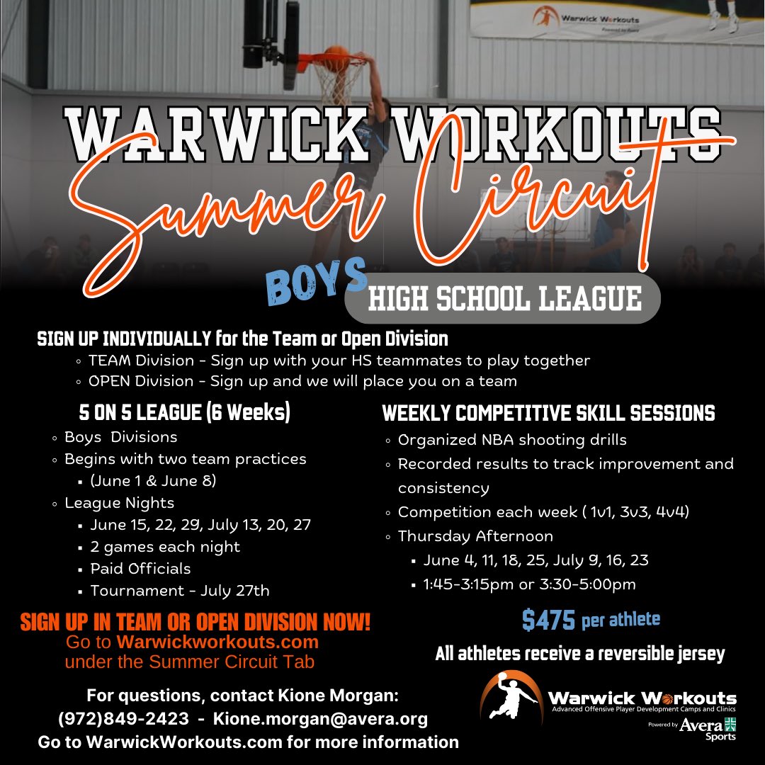 Warwick Workouts tweet media