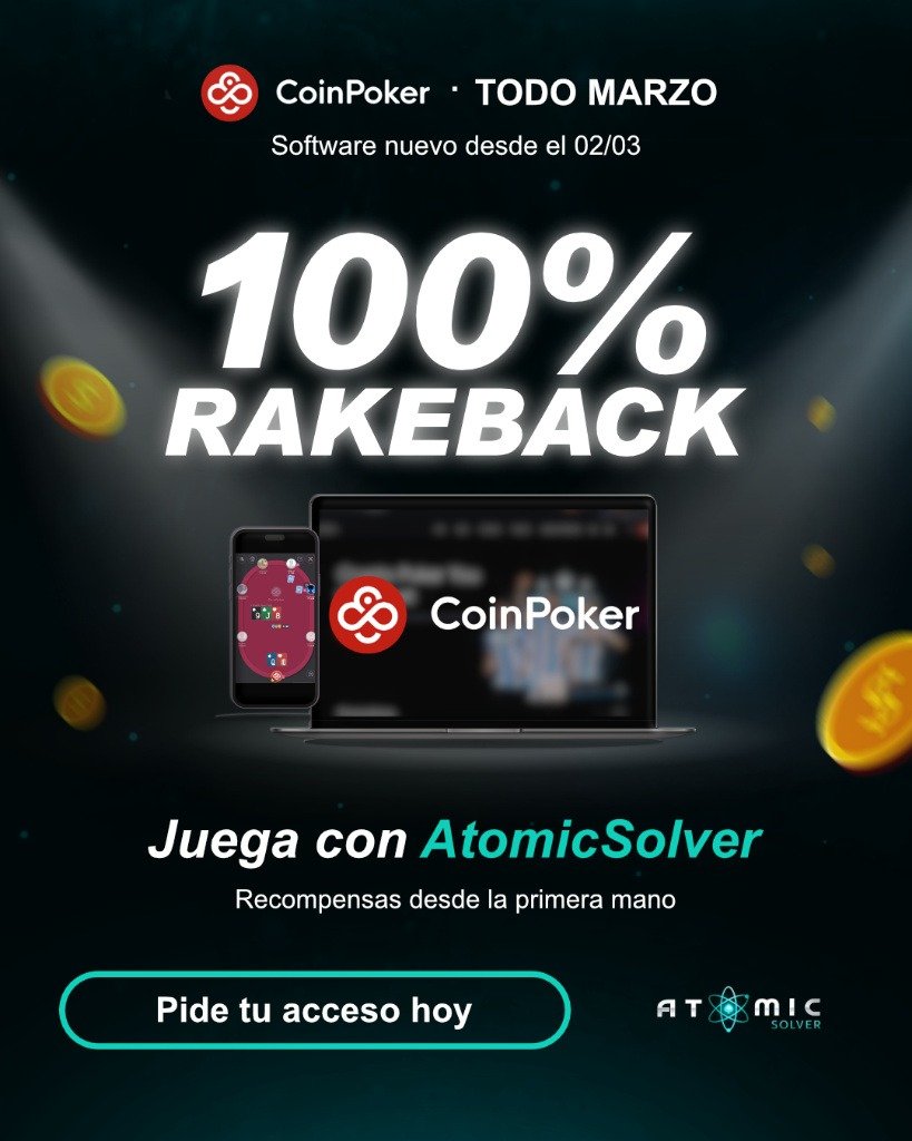 ⚛️ AtomicSolver GTO Poker tweet media