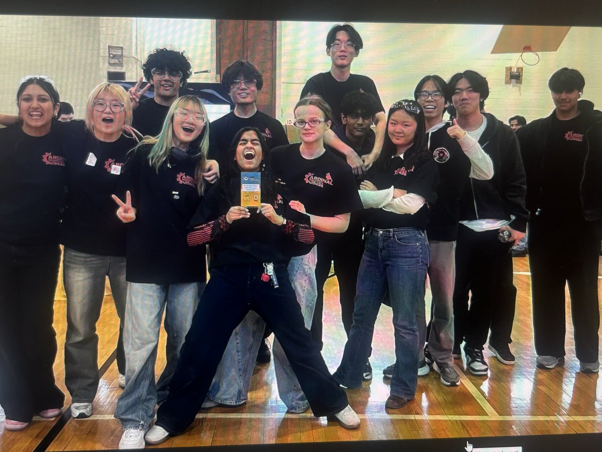 Congratulations to our robotics team. They won the competition this past weekend and our now ranked 3rd in New York City. We are very proud of our students!