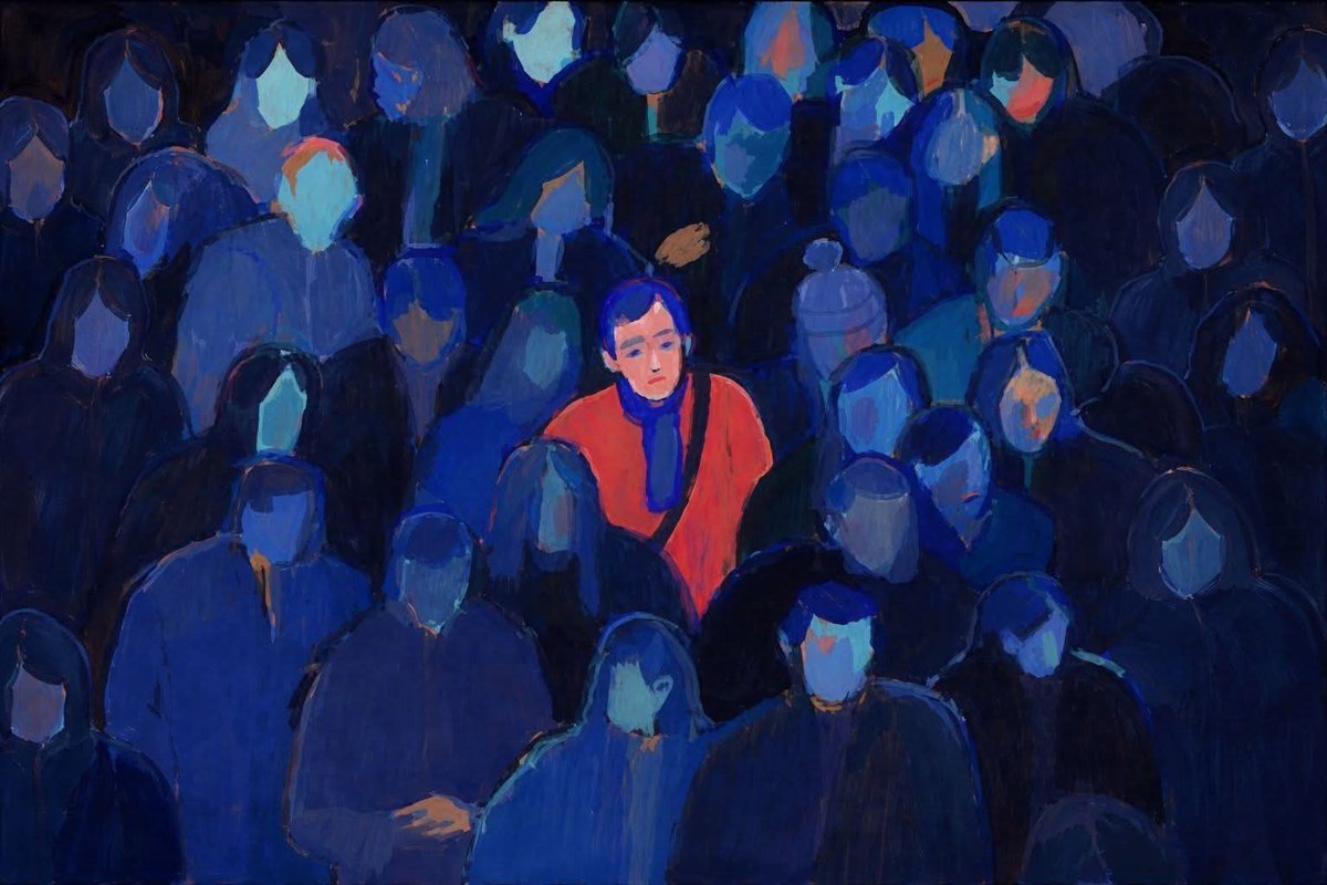 WorldWAdab's tweet photo. "ماذا أفعل ؟
المدينة التي أسكُنها لا تشبه المدينة التي تسكنني ."

- Painting by Holly Warburton https://t.co/hl1OnbfEzF