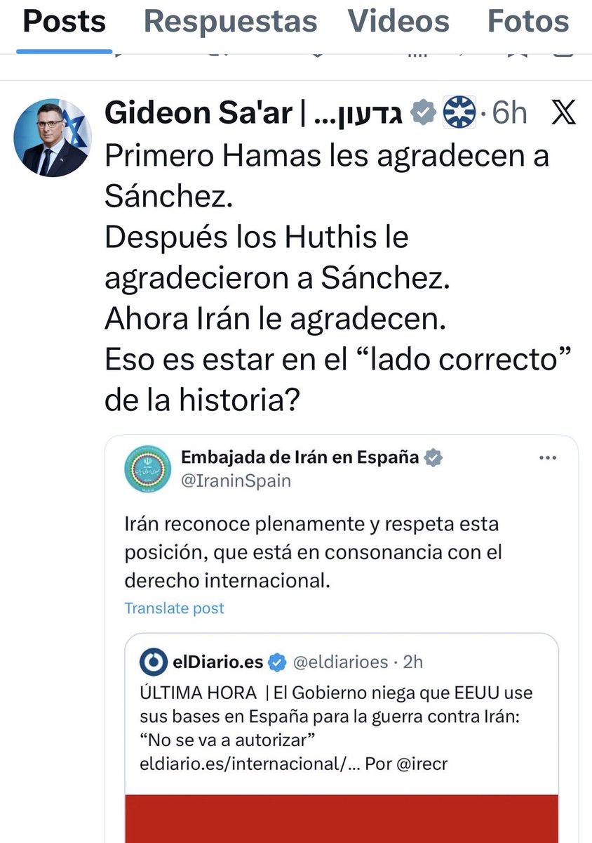 MorenoG_Agustin's tweet photo. Para este sionista “estar en el lado correcto de la historia” debe ser asesinar o mutilar a 64.000 niños y bebés como ha hecho su gobierno en Gaza y denuncia UNICEF.
Y seguir asesinando en Irán, como las 148 personas, la mayoría niñas de primaria, en un colegio hace dos días. https://t.co/NIessvInwT