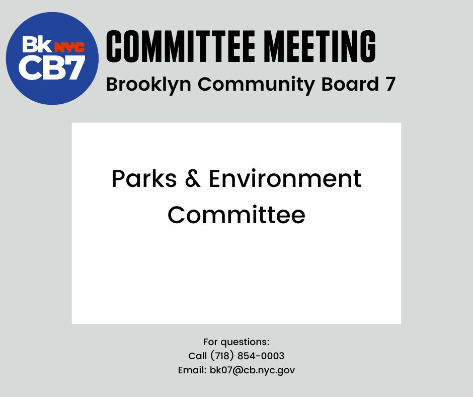 Brooklyn Community Board 7 tweet media