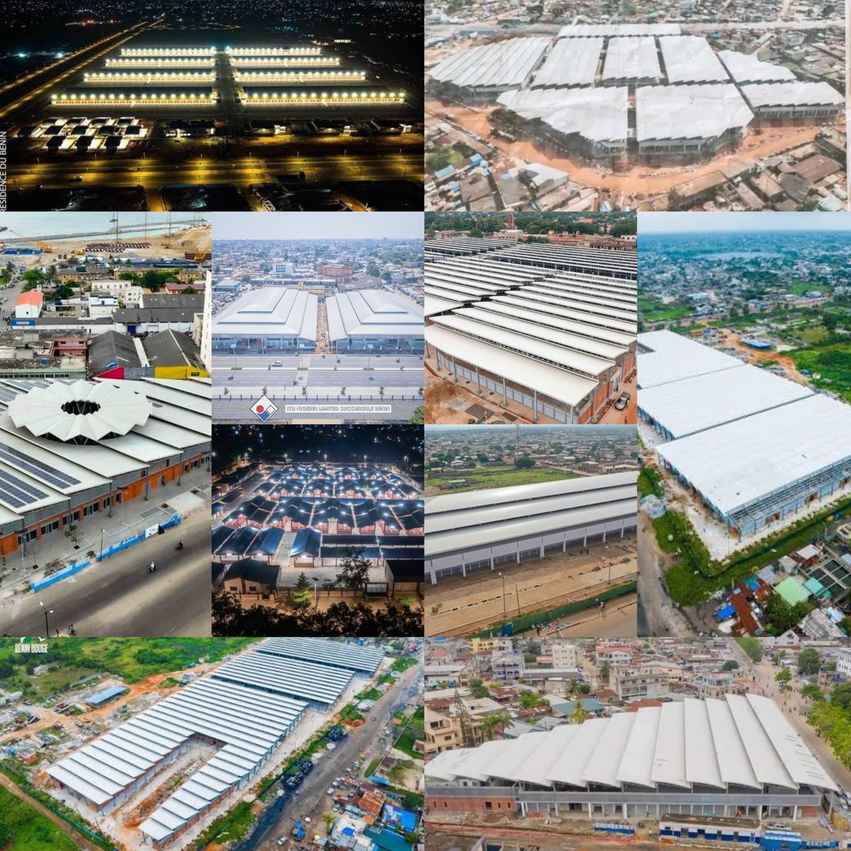 Benin_Construit's tweet photo. Benin's 🇧🇯 government is creating modern markets to make trading safer and better organized. These new buildings meet international standards. They help protect traders, support the local economy, and offer a clean, comfortable place to work. https://t.co/lMJAh4CvCG