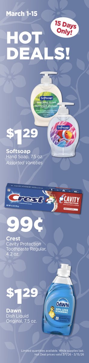 SummitExpressRx's tweet photo. March 2026 Hot Deals. Prices valid 3/1/26-3/15/26. https://t.co/vkgJIeF3Ig