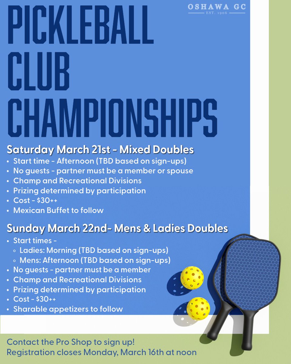 Oshawa Golf Club tweet media