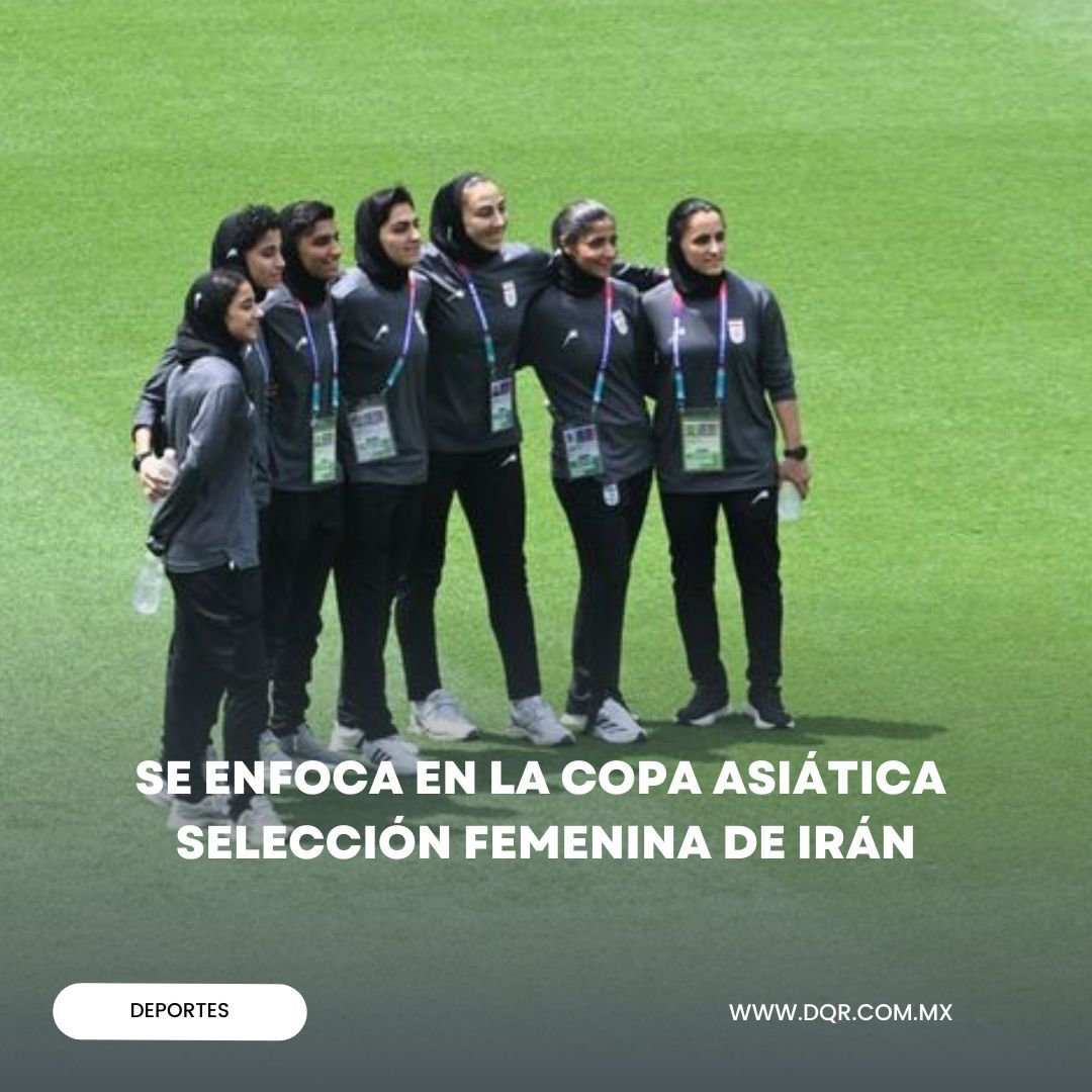 Se enfoca en la Copa Asiática 
Selección Femenina de Irán

Por segunda ocasión en su historia, la Selección de Irán competirá en la Copa Asiática Femenina, en la cual buscará clasificar por primera vez a una Copa del Mundo.