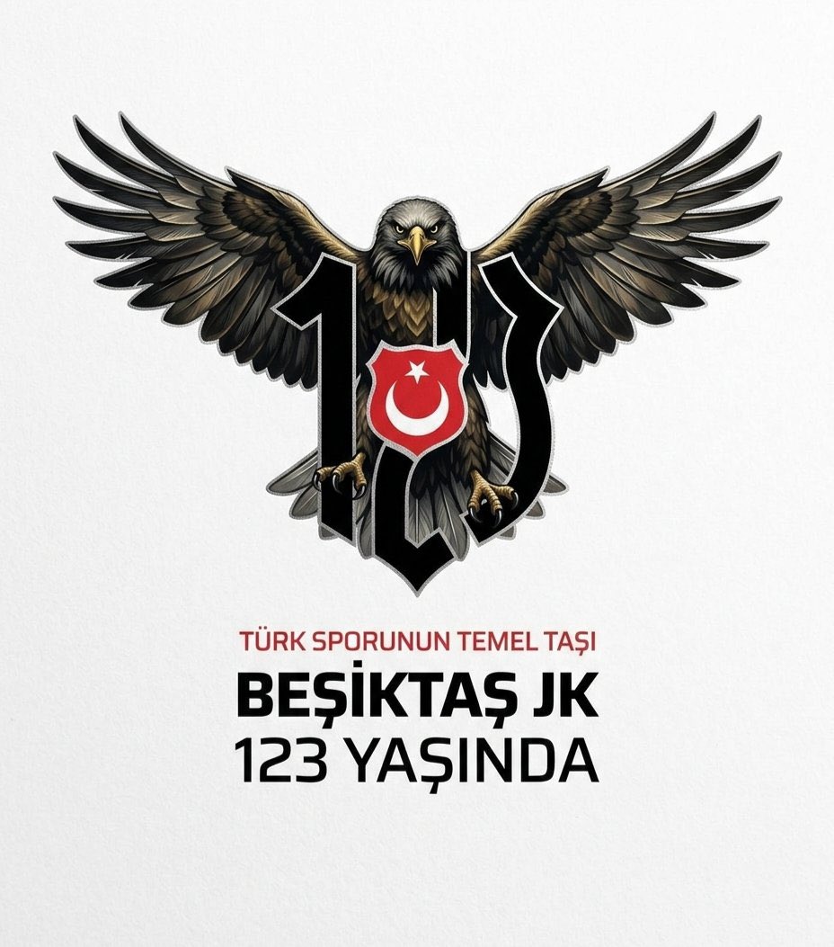 #Beşiktaş123Yaşında
İyi ki varsın <a href="/Besiktas/">Beşiktaş JK</a> 🦅