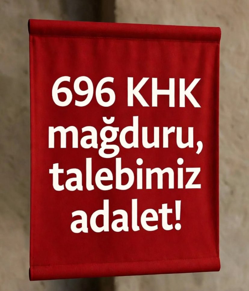 #696KHKlıGençEmekliler
◾696 KHK ile on binlerce işçi Zorla Emekli Edilerek mağdur edildi
◾En düşük maaşa mahkûm edilerek geçim derdine düşürüldü,
◾Kamu, yetişmiş iş gücünü kaybetti
◾İŞİMİZİ GERİ İSTİYORUZ!
<a href="/RTErdogan/">Recep Tayyip Erdoğan</a> <a href="/dbdevletbahceli/">Devlet Bahçeli</a> <a href="/eczozgurozel/">Özgür Özel</a> <a href="/isikhanvedat/">Prof. Dr. Vedat Işıkhan</a> <a href="/RTEdijital/">Erdoğan Dijital Medya</a>