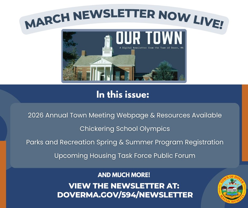 Town of Dover, MA tweet media