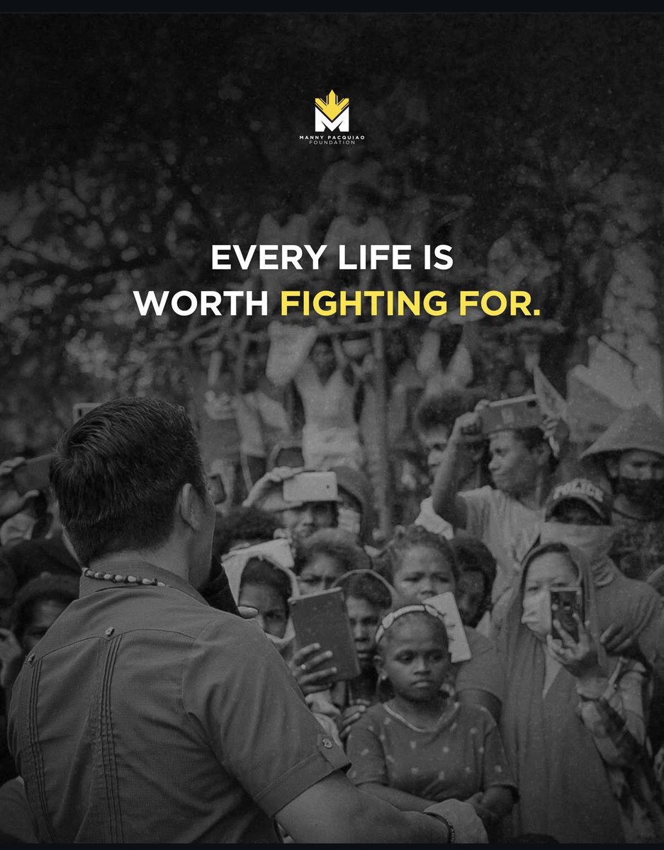MPac_Foundation's tweet photo. We are all fighters here - Thank you for supporting the Manny Pacquiao Foundation! #pacquiao #fightforacause https://t.co/vCCiuO04yG