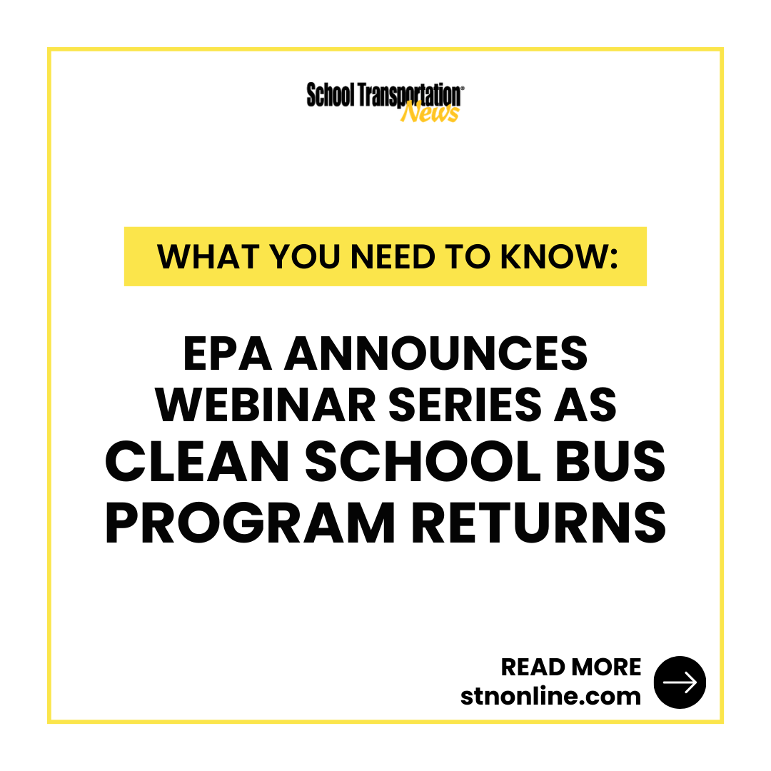STNMagazine's tweet image. ⛽ The @EPA has scheduled 3 webinars during the first two weeks of March that will provide information on the proposed expansion of eligible fuels under the revamped Clean School Bus Program.

Learn more: zurl.co/PjOn3 

#EPA #CleanFuel #Biodiesel