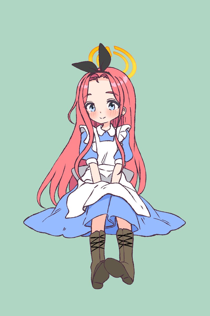 毎日ユズを描く 771日目 雨だから花粉の脅威なし #ブルアカ #ブルー