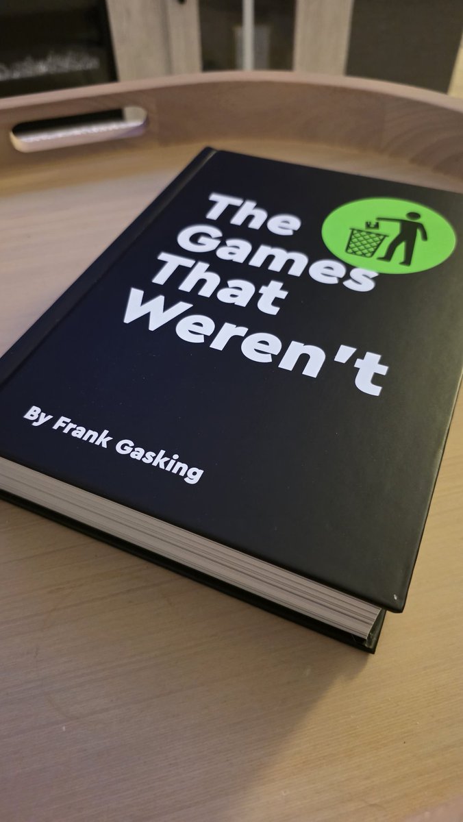 RetroGamingRev1's tweet photo. I managed to pick this up after we spoke to @fgasking so interesting. #gamesthatwerent #hiddengames #savethosegames
We will definitely invite him on for a podcast on the book. https://t.co/sXopTmh39f