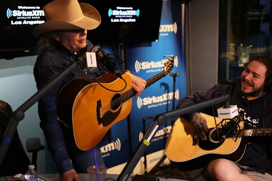 DwightYoakam's tweet photo. Missed last week’s episode? Catch Part 2 of Dwight and @PostMalone on Greater Bakersfield tonight!
Listen on @SIRIUSXM (ch. 349) at 6pm PT / 9pm ET.

– D Team

#dwightyoakam #postmalone #greaterbakersfield https://t.co/vSD30sdloI