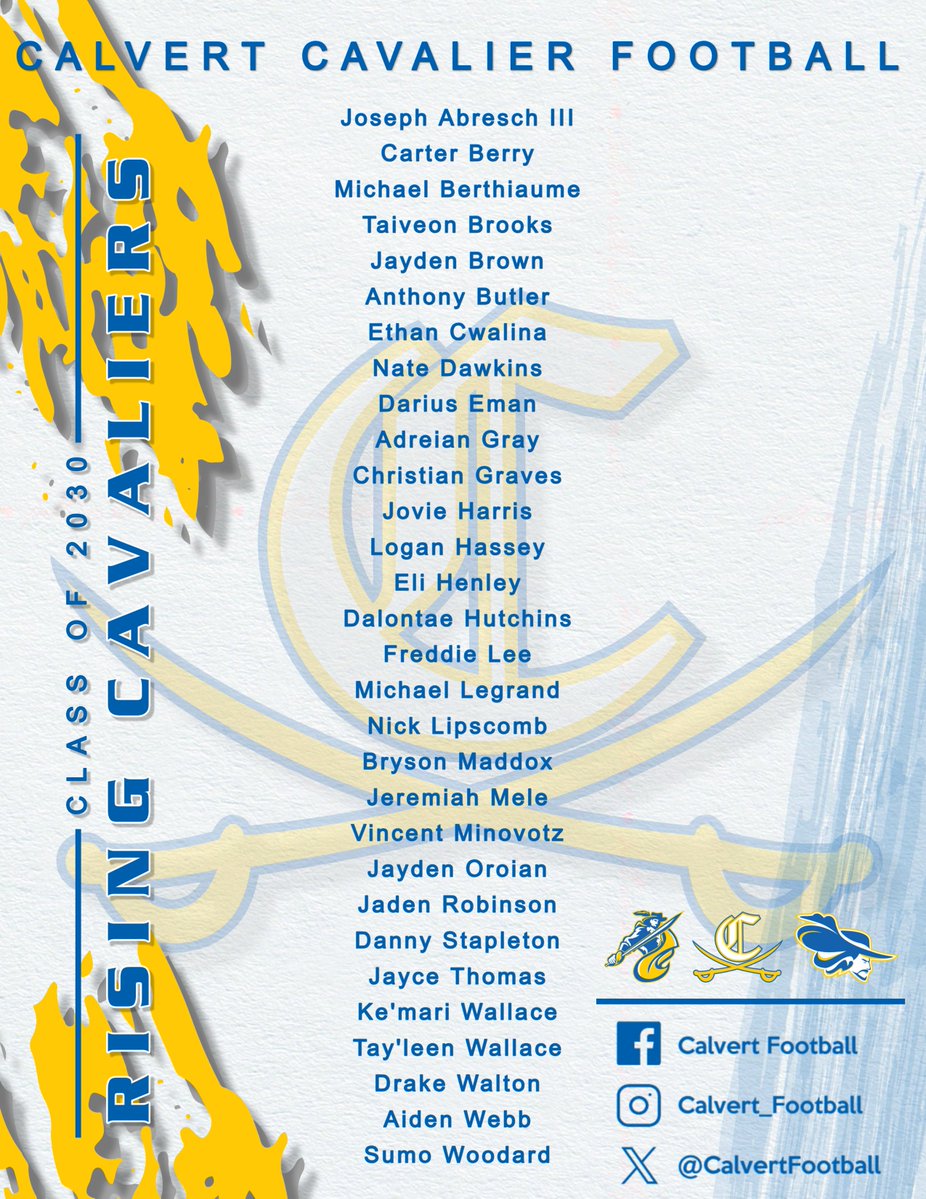 Calvert Football tweet media