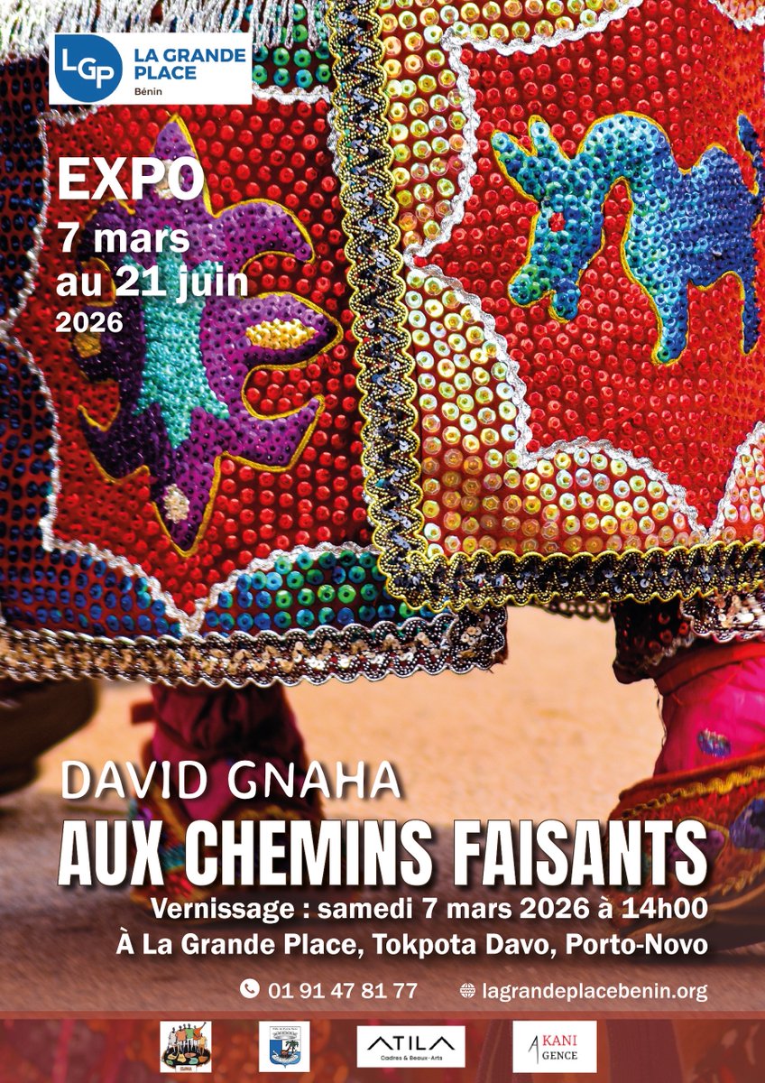 davidgnaha's tweet photo. Je serais en exposition (pas moi personnellement, mes œuvres  OUI) dans la ville de Porto novo aux de 2 autres artistes.
Vous êtes cordialement invité au vernissage.
Plus d’info, le numero sur l’affiche! https://t.co/p46krAHkgs