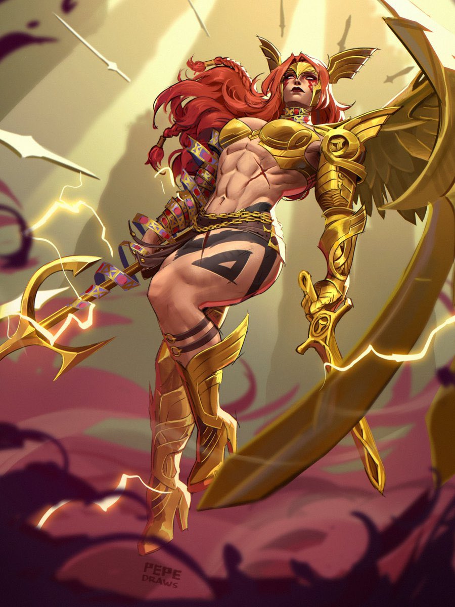 Hear me out 

Give Faye an Angela from Marvel Rivals-esque design 

(also please read that it’s a spin-off and they haven’t replaced Kratos and calm down)