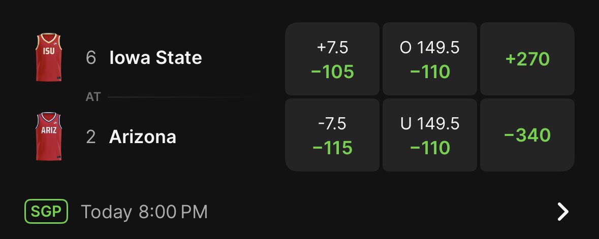 🚨5 UNIT #CBB MAX LOCK OF THE NIGHT🚨

BACK TO OUR WINNING WAYS &amp; NOW I HAVE ANOTHER WINNER LOADED UP FOR SOME #Big12 ACTION HITTIN AT 88% THIS YEAR

Sending to everyone that LIKES

(Must follow <a href="/blazer_vegas/">Vegas Blazer</a>)

⬇️FREE VIP PACKAGE⬇️
dubclub.win/checkout/34609…

#GamblingX #NCAAB