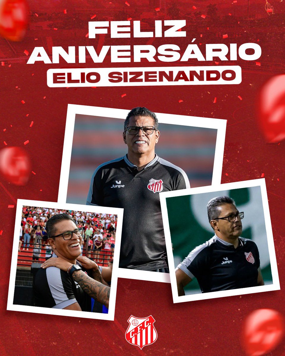 𝐏𝐚𝐫𝐚𝐛é𝐧𝐬, 𝐩𝐫𝐨𝐟𝐞𝐬𝐬𝐨𝐫! 🎉👨‍🏫

Hoje é dia de celebrar a vida de um dos maiores nomes da história do Capivariano. 

Elio Sizenando completa mais um ano de vida e nós só temos a agradecer por toda a dedicação, liderança e amor ao nosso escudo.