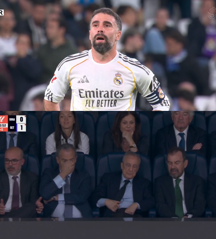 futbolarena's tweet photo. SIKINTI VAR! #RealMadrid ⚠

❌ Maç oynanırken taraftar yuhaladı. 
❌ Maç sonu taraftar yuhaladı. 
❌ 18 yıl sonra Bernabeu'da Getafe'ye kaybedildi. 
❌ 2 hafta önce lider olan takım, şimdi 4 puan geriye düştü. 
❌ Bugün 3 futbolcu cezalı duruma düştü. 
❌ Ligde üst üste 2. mağlubiyet.