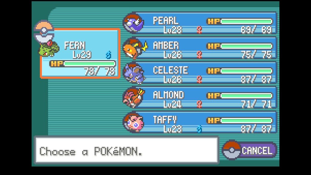 FireRed LeafGreen team check 🔥🌱