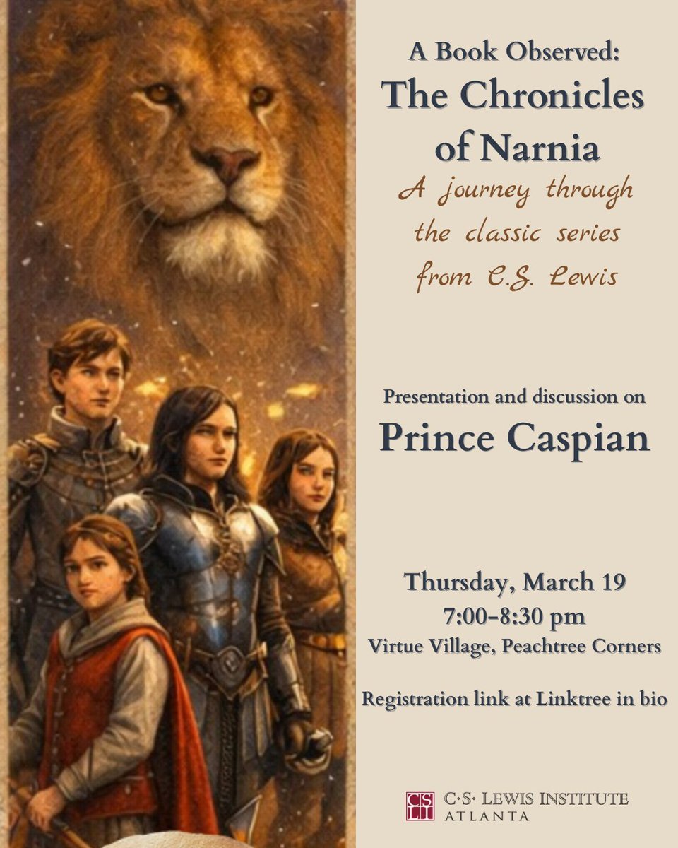 C.S. Lewis Institute Atlanta tweet media