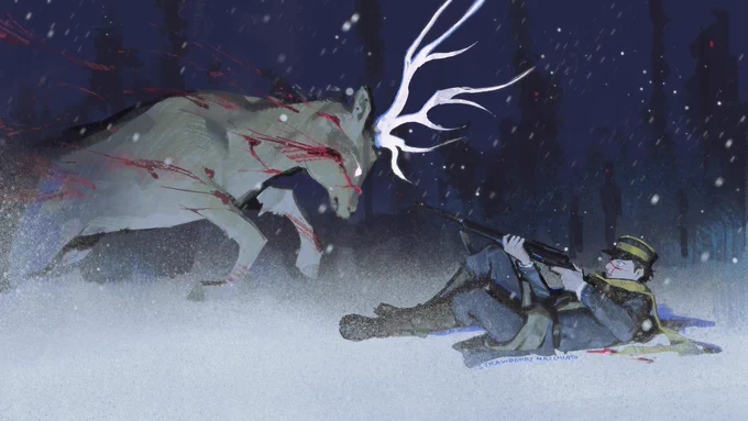 i realized that this deer is… me. #goldenkamuy