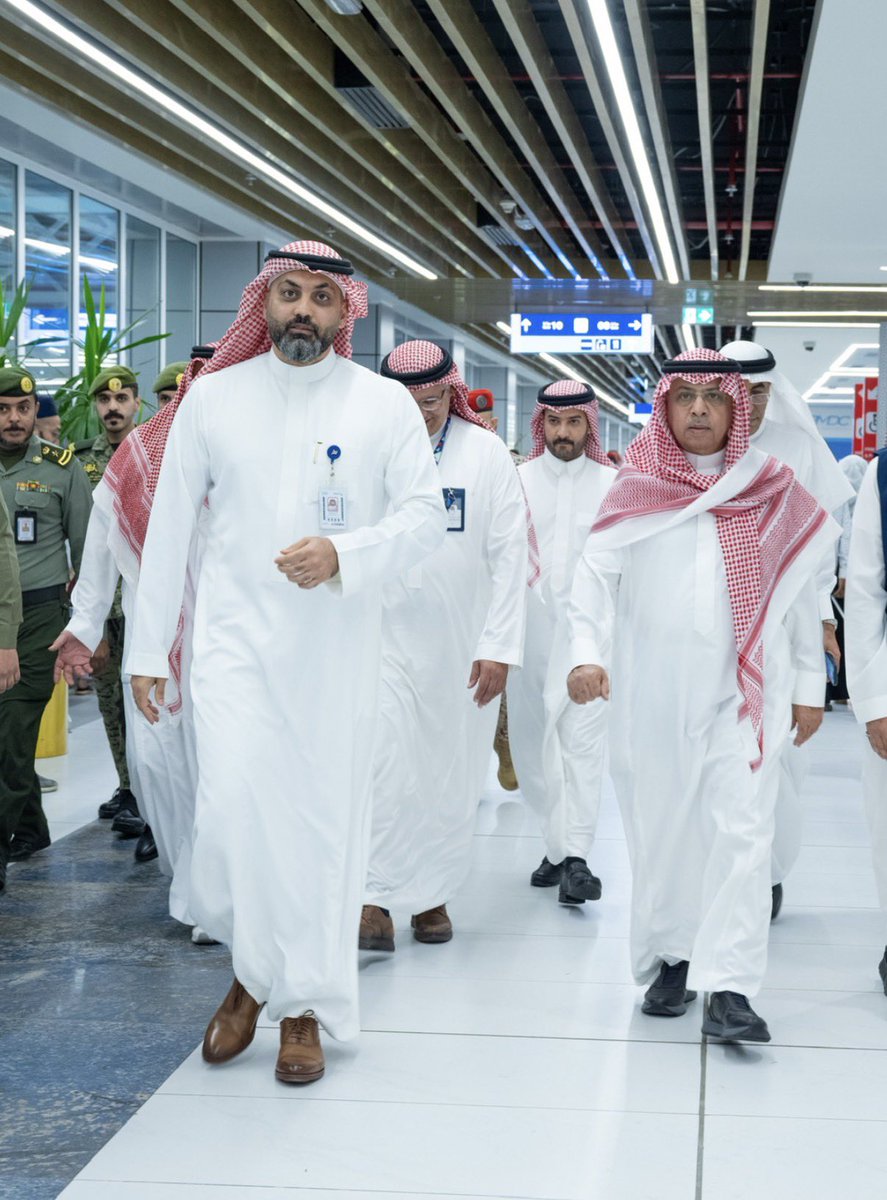 EngHeshamASaeed's tweet photo. حفظ الله قيادتنا الرشيدة.. وكوادر وطننا الغالي.. الذين يبذلون الغالي والنفيس لخدمة ضيوف الرحمن بتميز وإبداع ✈️🕋🇸🇦 https://t.co/kHyHJWNaok