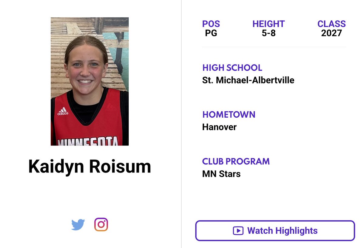 Minnesota Jr. All-Star GBB tweet media