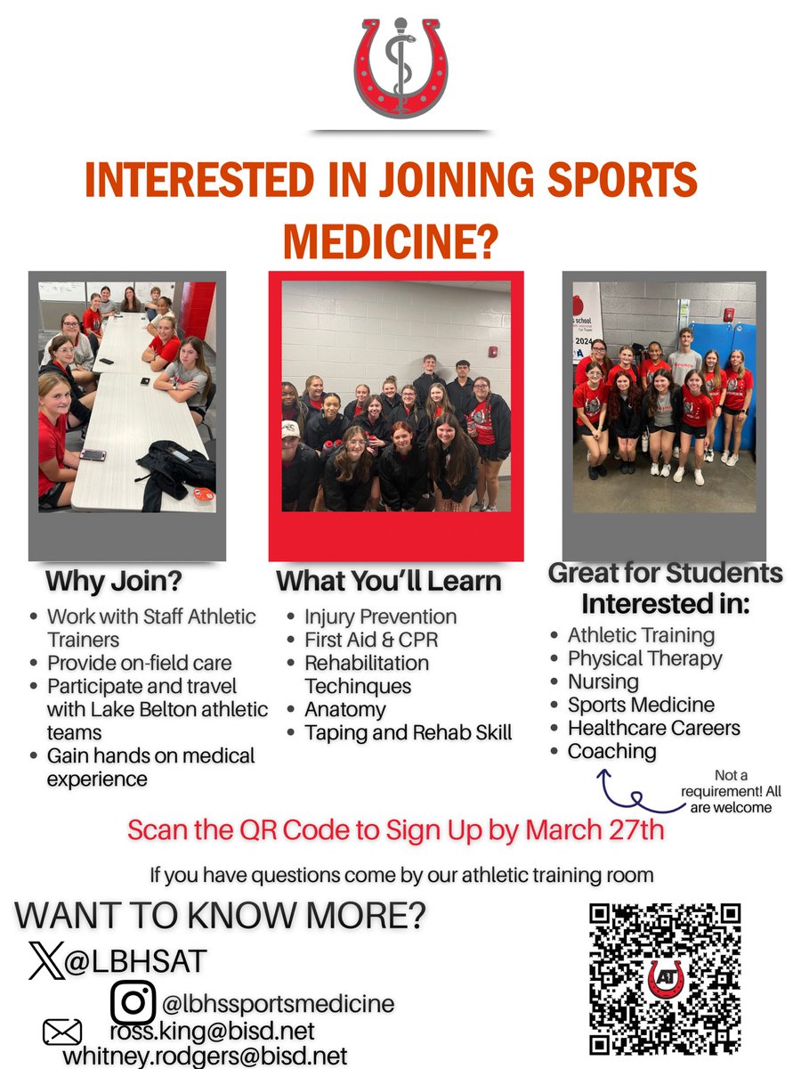 Lake Belton HS Athletic Training tweet media