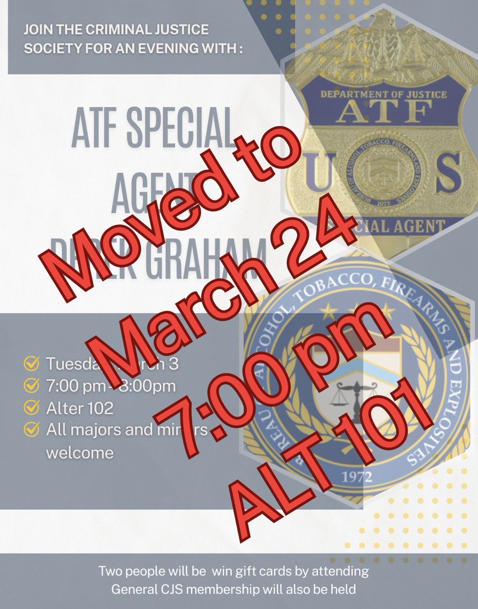 XUCJSociety's tweet photo. Due to the Xavier men’s basketball game on March 3, our ATF Career Talk has been rescheduled to Monday, March 24 from 7:00–8:00 PM (in person). https://t.co/hReEwXyvZ9