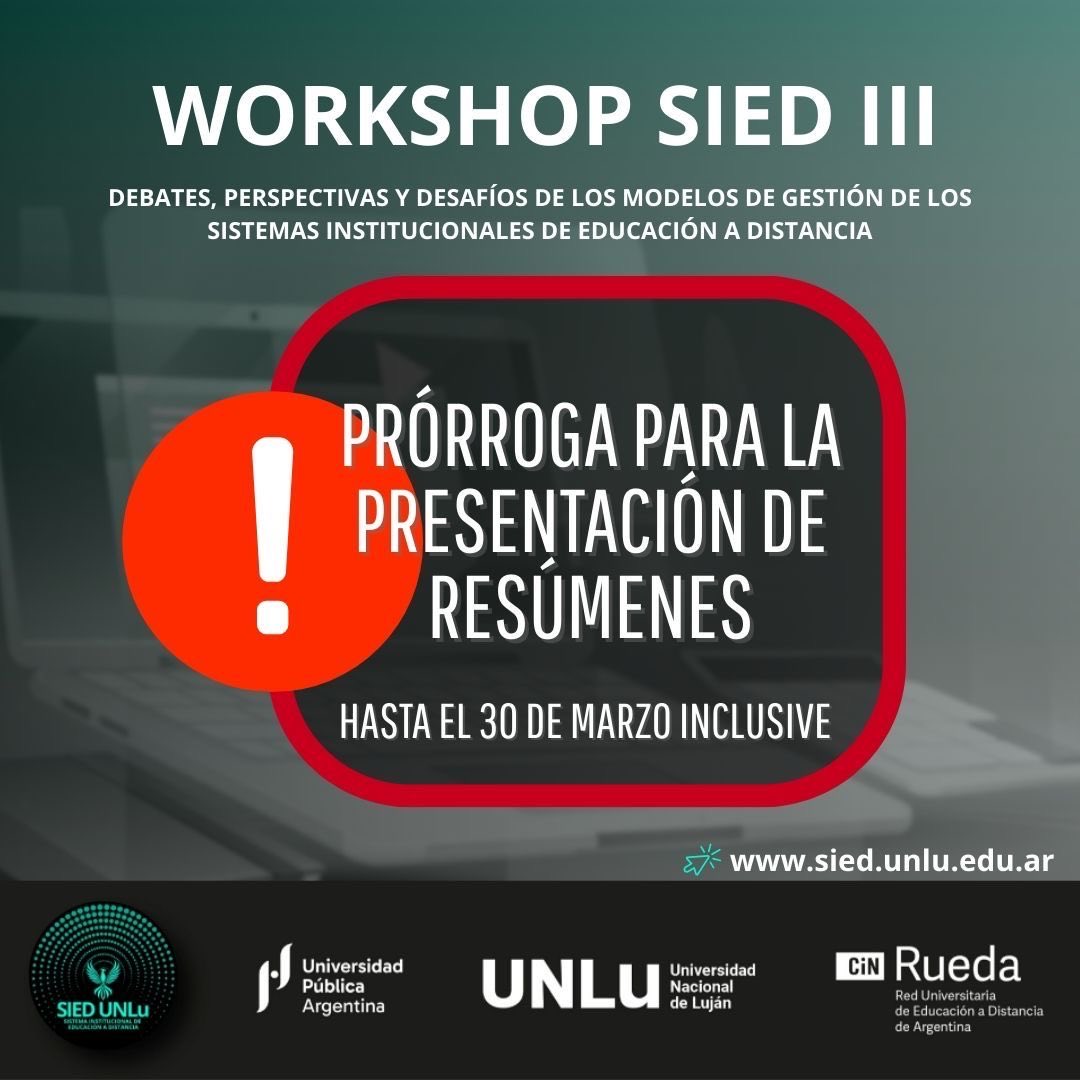Red Universitaria Educación a Distancia Argentina tweet media