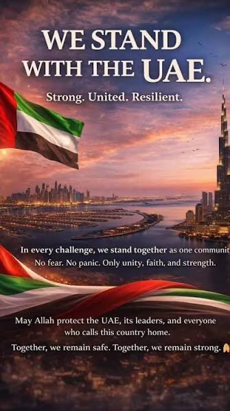 Naily4ever's tweet photo. اللهم اجعل هذا البلد آمنا مطمئنا 
اللهم احفظ حكام الامارات 
اللهم ادم نعمك على الامارات 

#IstandwithUAE https://t.co/SJR36VvpfP