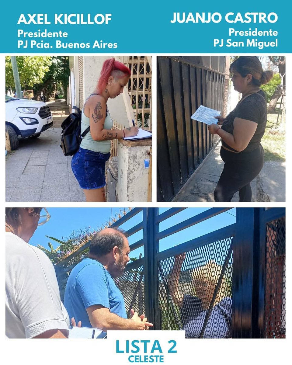 juanjo_castro's tweet photo. Gracias Santa Brigida por el apoyo 💪🏻

El 15 de Marzo los peronistas votamos la Lista 2 celeste oficial del Partido Justicialista. 

@Kicillofok  
@magariovero 
Juanjo Castro Presidente PJSM https://t.co/czoOQ5O7fn