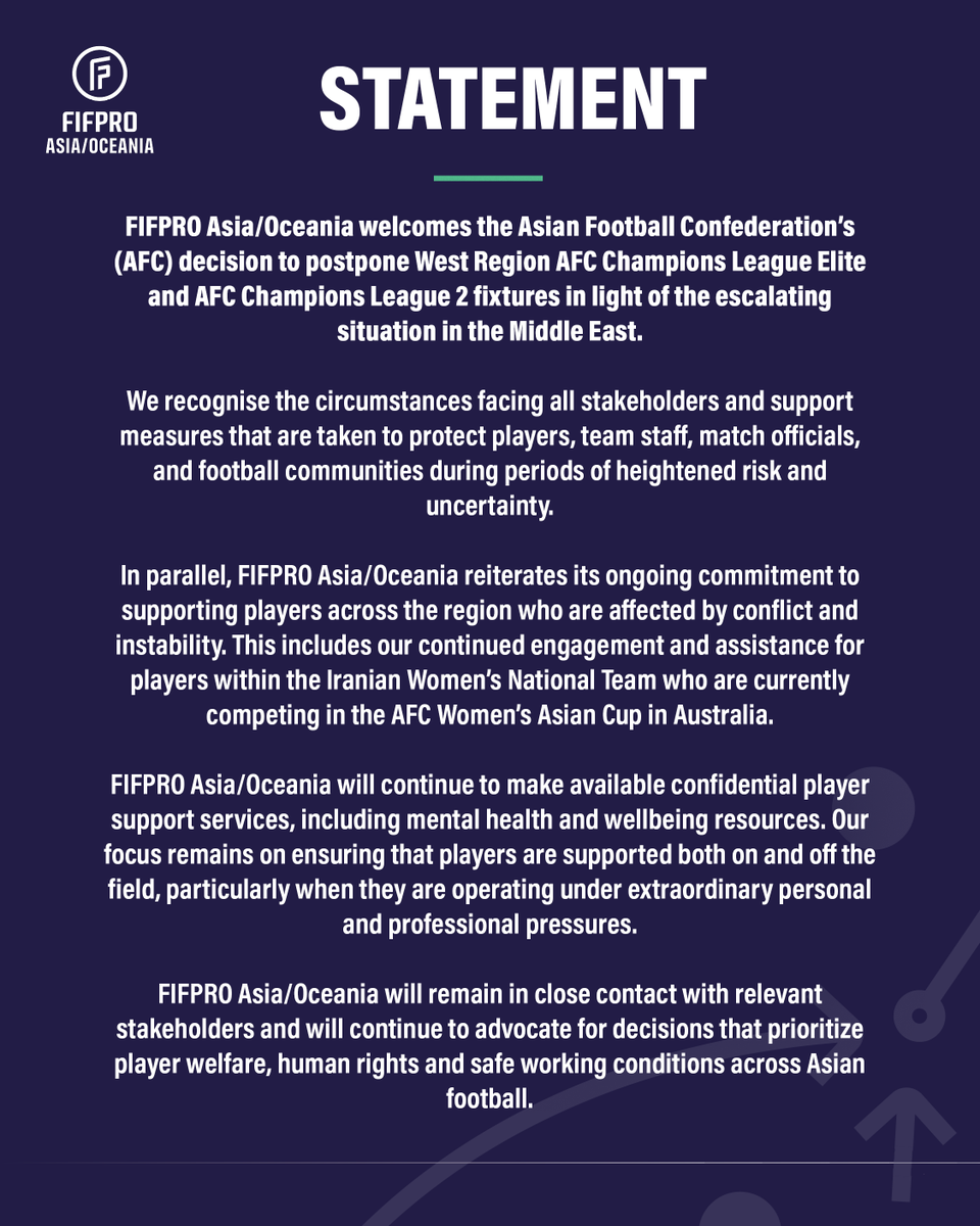 FIFPRO Asia/Oceania tweet media