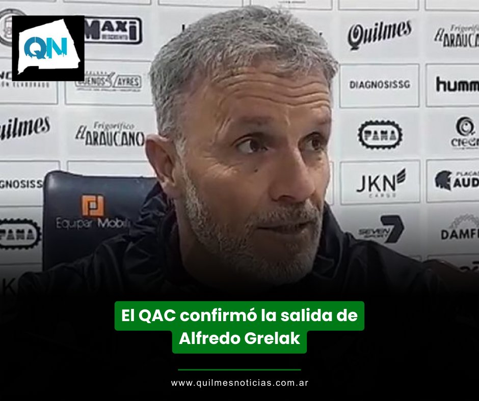 Con un comunicado difundido a través de sus canales oficiales, la institución cervecera confirmó el cierre del segundo ciclo de Alfredo Grelak al frente del plantel profesional.

quilmesnoticias.com.ar/2026/03/02/el-…
