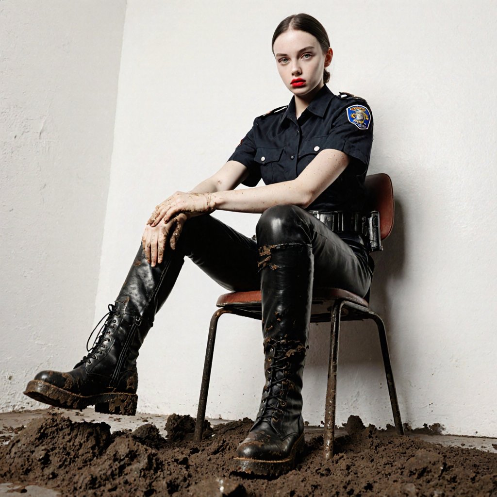 leatherpro77's tweet photo. They will be spotless or there will be severe consequences. Understand? 

#leatherboots #muddyleather #boots https://t.co/mDUElj7lkP