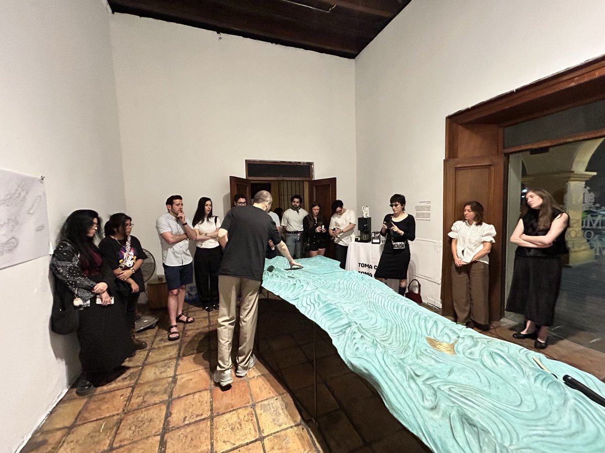 transliterado's tweet photo. Cierre del proyecto expositivo “Mar de Cerros”, del artista Emilio Flores, con performance sonoro de Sites, presentado por Transliterado, que estuvo expuesto en la Sala de la Estampa, del Museo Metropolitano de Monterrey, del 29 de enero al 1 de marzo de 2026. https://t.co/N9zAGvJQGi