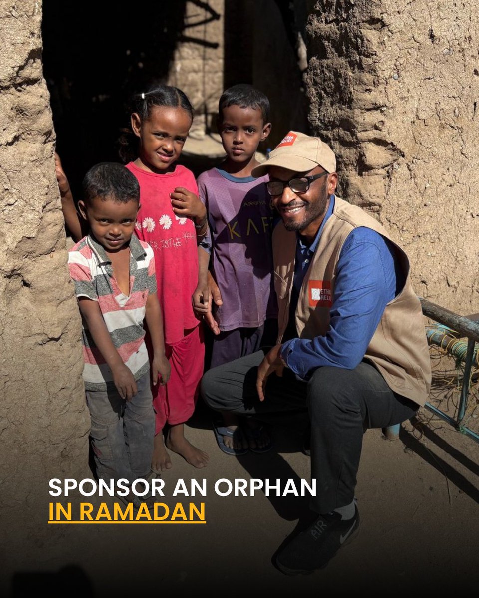 Don't wait. Sponsor an Orphan and help children from extreme poverty.
etharrelief.org

#Ramadan #orphan #TimeIsRunning #ActNow