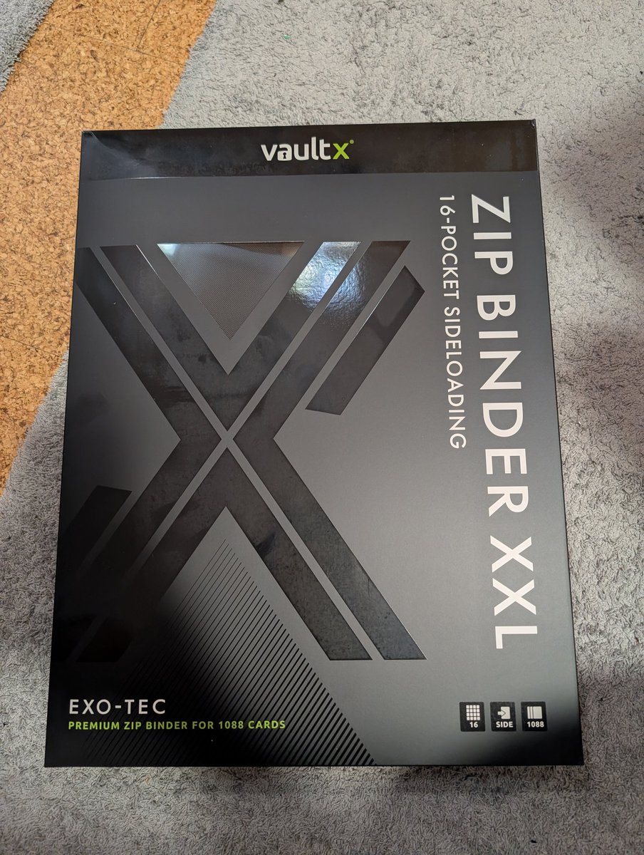 L3kram's tweet photo. Mañana abrimos el GIGA binder de @vaultxhq 🖤🗂️ de 1088 slots y empezaremos a meter poco a poco toda la Pokedex. https://t.co/yVvywnLKKq