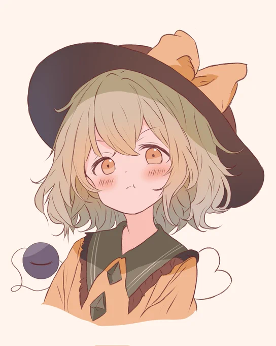 ぷんぷんこいしちゃん 前に描いたものですが、最近絵柄を変えた影響もあってかこんな感じなものを描かなくなっちゃいましたね〜 また、こんな感じのものをたくさん描いてアクキーにしたいです