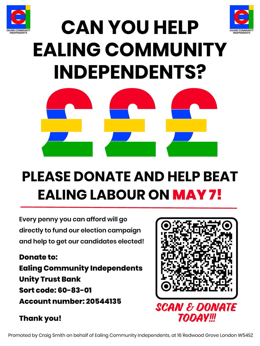 Ealing Community Independents tweet media