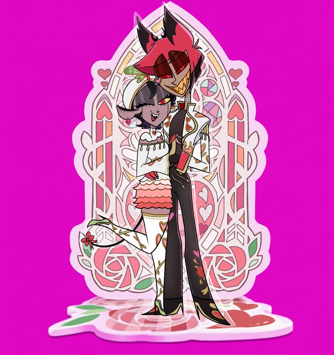 Merch san valrntin 2026 hazbin hotel/ oc insert #oc #HazbinHotel #HazbinHotelAlastor #Ocxcanon #shipping #HazbinHotel #SanValentin #merch #AlastorHazbinHotel #sanvalentinoday