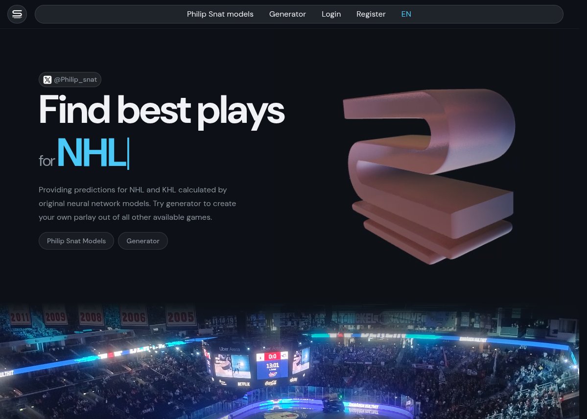 Philip_snat's tweet photo. Jeżeli ktoś z was potrzebuje codziennych Exceli z prognozami na NHL, KHL (niedługo SHL, NL, Extraliga)

To zapraszam na moją stronę https://t.co/ij9r9tAZ8q.

W zakładce "Philip Snat Models" klasyczne Excele do podglądu i pobrania. Jest też generator losowych kuponów. https://t.co/j9DNNFrfEF